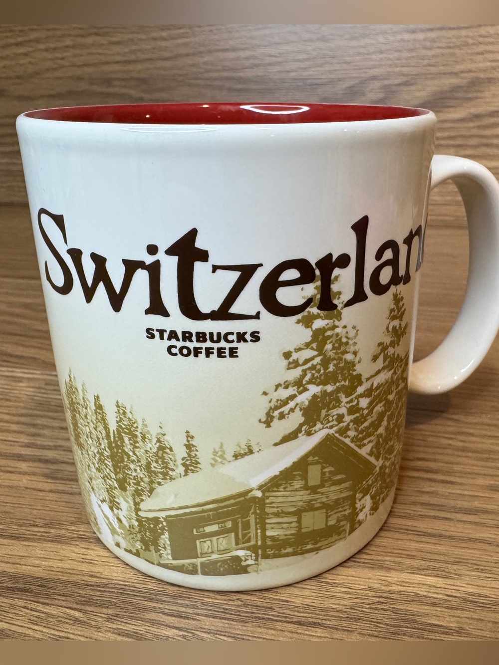 Starbucks Switzerland Global Icon Series Mug 2016 16oz Schweiz Suisse RARE